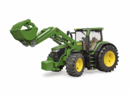 Bruder Traktor John Deere 7R 350 s čelním nakladačem