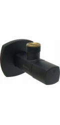 Rohový ventil A-80, černý matný 1/2"X1/2"