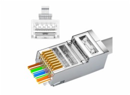 W-Star&nbsp;Konektor&nbsp;FTP&nbsp;RJ45EZ&nbsp;Cat6A&nbsp;1000ks&nbsp;3U&nbsp;pozlacený&nbsp;6SLD&nbsp;pass&nbsp;through&nbsp;FRJ45EZC6AT