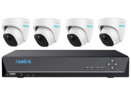 REOLINK bezpečnostní kamerový set NVS8-8MD4, RLK8-800D4, 4x Kamera, 2TB