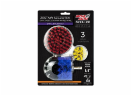 Kartáče na čištění vozu Moje Auto, 3 ks