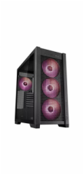 ASUS case TUF GAMING CASE (GT302) TG, Mid Tower, 4x 140mm ARGB Fan, černá