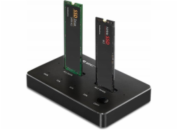  Dokovací stanice M.2 SSD | NVMe | SATA | USB-C | DUAL 2 x 2 TB