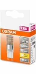 LED lampa Osram T15, G9, 2,6W, 2700K, 320lm, transparentní