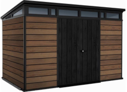 Zahradní domek Keter PENT Signature 11x7 Walnut, s podlahou