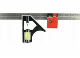MULTIFUNKČNÍ ÚHELNÍK 300X100 MM, POSUVNÉ RAMENO S LIBELLA [EXPERT] - 1 ks.