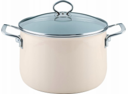 Riess Riess - vysoký hrnec s víkem 6,5 l 24 cm Avorio