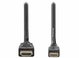 NEDIS High Speed HDMI 1.4 kabel s ethernetem/ 4K@30Hz/ zlacené konektory HDMI-mini HDMI/ černý/ 3m
