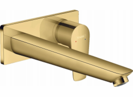 Hansgrohe Talis E umyvadlová baterie Jednopáková umyvadlová baterie, nástěnná instalace, podomítková instalace, výtok 22,5 cm, vnější prvek