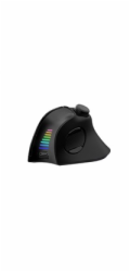 EVOLVEO Vertikální myš TwinVerti, Ergonomická myš, 2.4GHz, Bluetooth, černá