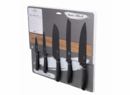 Sada nožů s magnetickým držákem 6 ks Matte Black Collection BH-2885