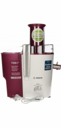 Bosch MES25C0 Cherry Transparent White 700 W odšťavňovač na ovoce