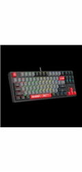 A4tech Bloody Klávesnice S87, herní klávesnice, mechanická, drátová, Red Switch, CZ/SK, Černá