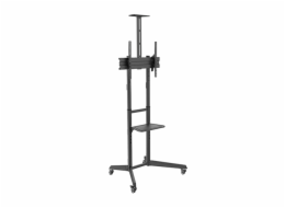 Stojan Brateck pojízdný T1040T pro TV 37"-70" 50kg 2 police