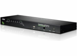 Aten 8portový PS/2-USB VGA KVM přepínač s portem Daisy-Chain a USB podporou periferií CS1708A Záruka 24 měsíců