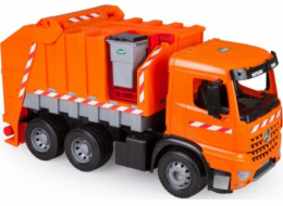Lena GIGA TRUCKS Popelářské auto Arocs se štítky Model popelářského vozu Předmontovaný Mercedes-Benz Arocs 3 roky Černá Šedá Oranžová Evropa