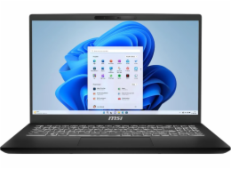 Notebook MSI Modern 15 H C13M-202PL Intel Core i5 i5-13420H 39,6 cm (15,6 ) Full HD 16 GB DDR4-SDRAM 512 GB SSD Wi-Fi 6E (802.11ax) Windows 11 Home Black