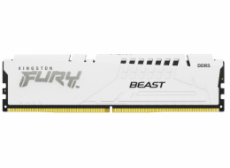 Kingston FURY Beast - DDR5 - modul - 16 GB - DIMM 288-pin - 6000 MHz / PC5-48000 - CL30 - 1.4 V - bez vyrovnávací paměti - on-die ECC - bílá