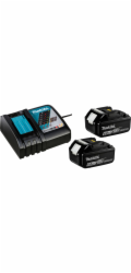 Makita Power Source Kit 199480-6 2x BL1860B + DC18RC