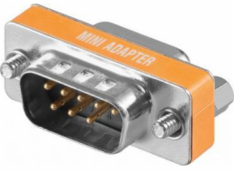 adaptér goobay null modem 9-pin samec > samice