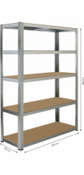 FIELDMANN FDR 1820 Kov. regál 180x120x40 FIELDMANN