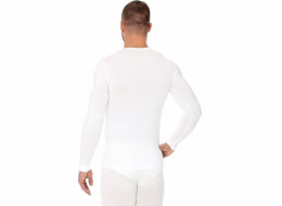 Brubeck LS01120A Pánské tričko s dlouhým rukávem, bílé XXL