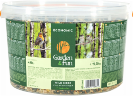 Garden&Fun Zimní krmivo pro přezimování volně žijících ptáků, 2,2 kg, univerzální