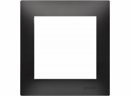 Kontakt-Simon  54 Premium 1-násobný PREMIUM rám pro sádrokartonové krabice IP20 / IP44 černá matná DRK1/49