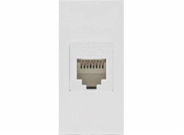 Jedna zásuvka LAN je vhodná pro skleněné rámečky MCE725W White