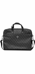 Guess 4G PU Triangle Logo Computer Bag 15/16" Black Luxusní pouzdro značky GUESS vyrobené z kvalitní EKO kůže určené pro notebooky o velikosti 15" až 16" vás jistě zaujme jemně texturovaným povrchem 