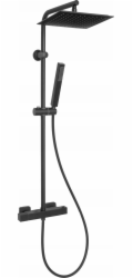 Termostatický sprchový set Svart, černý
