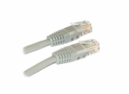 XtendLan Patch kabel Cat 6 UTP LS0H 0,5m - šedý