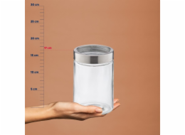 Dóza na potraviny Kara sklo transparentní 17,0cm 11,0cm 1,2l KL-15295