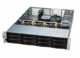 SUPERMICRO WIO A+ Ser 2U UP WIO with 12 hot-swap 3.5" NVMe/SAS/SATA (6 NVMe hybrid) bays and 2 PCIe 5.0 x16 FHFL slots +