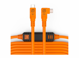Tether Tools TetherPro USB-C auf USB-C rechter Winkel orange 9,4m