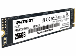 PATRIOT P320 256GB SSD / Interní / M.2 PCIe Gen3 x4 NVMe 1.3 / 2280