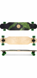 Spokey LONGBAY PRO Longboard 104 x 24 cm, ABEC7, zeleno-černý