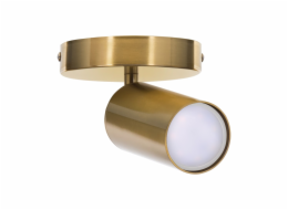 Activejet Stropní nástěnné svítidlo SPECTRA single gold GU10 do obývacího pokoje