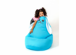 Sako taška pouf Rabbit blue L 105 x 80 cm