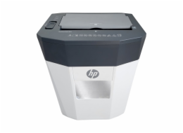 Bílo-šedý skartovač HP ONESHRED Auto 80CC