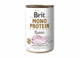BRIT Mono Protein Rabbit - vlhké krmivo pro psy - 400 g