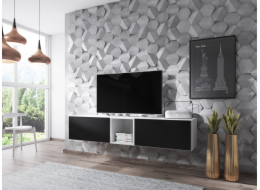Cama obývací sestava nábytku ROCO 10 (2xRO3 + RO6) bílá/bílá/černá