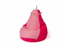 Sako taška pouf Unicorn růžovo-světle růžová XL 130 x 90 cm