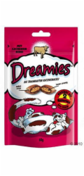 Delicious pro kočky Dreamies, s hovězím masem, 60 gr