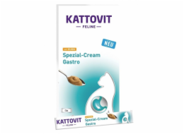 KATTOVIT Feline Spezial-Cream Gastro - pamlsek pro kočky - 6x15g