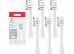 Oclean Professional Clean P1C1 W06 Elite White 6 ks náhradní hlavice