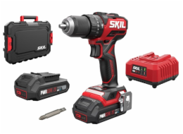 Aku vrtačka s příklepem Skil 3075HC 20V 2x2ah