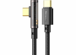 Kabel USB-C na USB-C Prism 90 stupňů Mcdodo CA-3401, 100W, 1,8 m (černý)