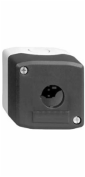 Schneider Electric kazetové pouzdro s 1 otvory 22 mm šedé IP65 - XALD01