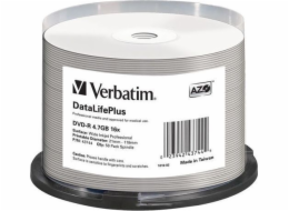 Verbatim DVD-R 4,7 GB 16x 50 kusů (43744)